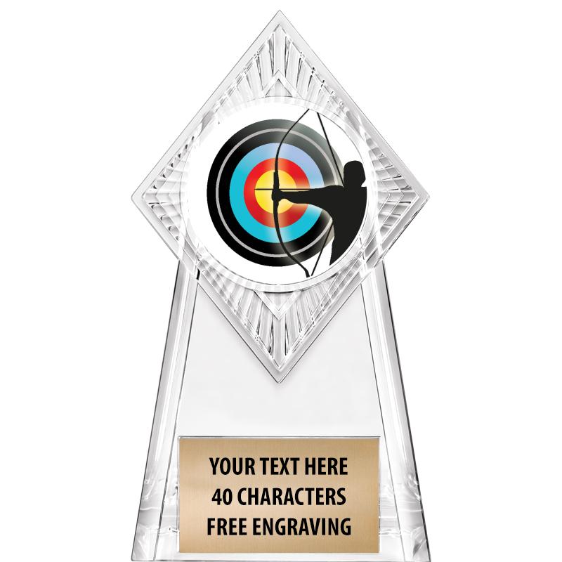 6" PARAGON CLEAR INSERT TROPHY