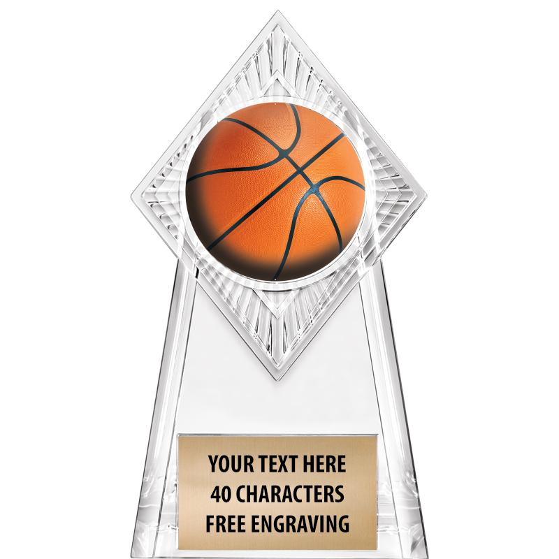 6" PARAGON CLEAR INSERT TROPHY