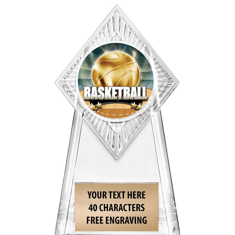 6" PARAGON CLEAR INSERT TROPHY