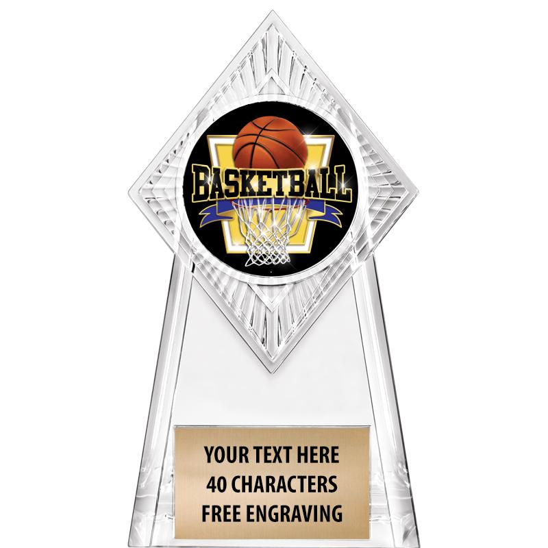 6" PARAGON CLEAR INSERT TROPHY