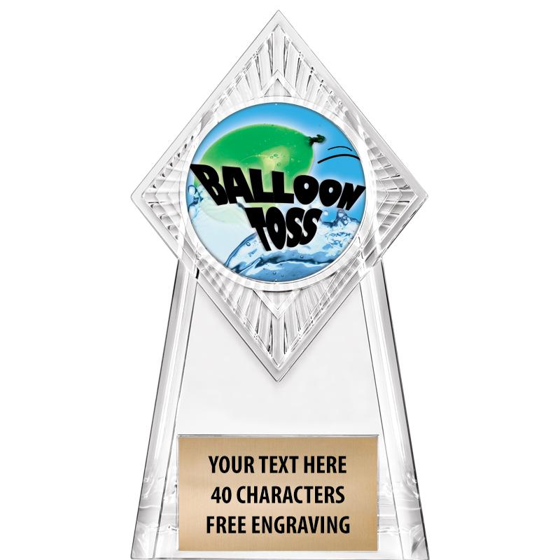 6" PARAGON CLEAR INSERT TROPHY