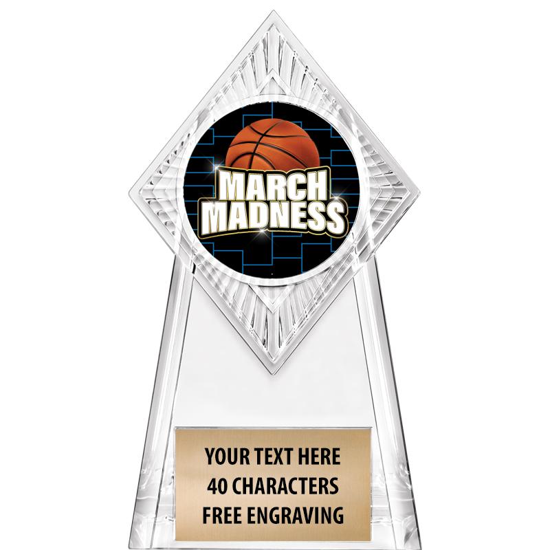 6" PARAGON CLEAR INSERT TROPHY
