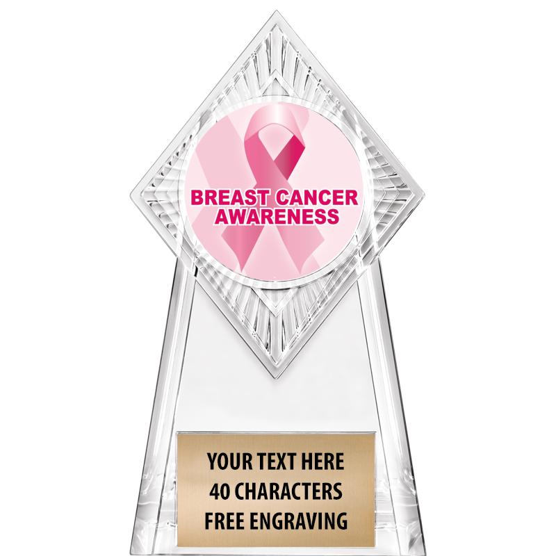 6" PARAGON CLEAR INSERT TROPHY