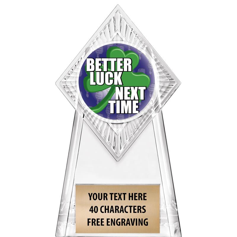 6" PARAGON CLEAR INSERT TROPHY