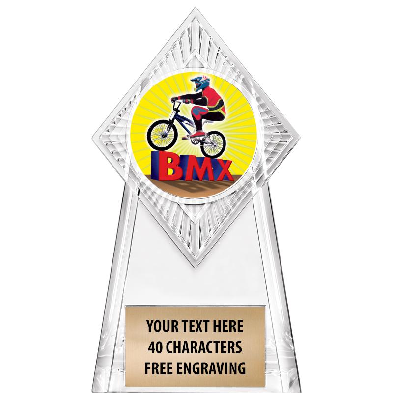 6" PARAGON CLEAR INSERT TROPHY