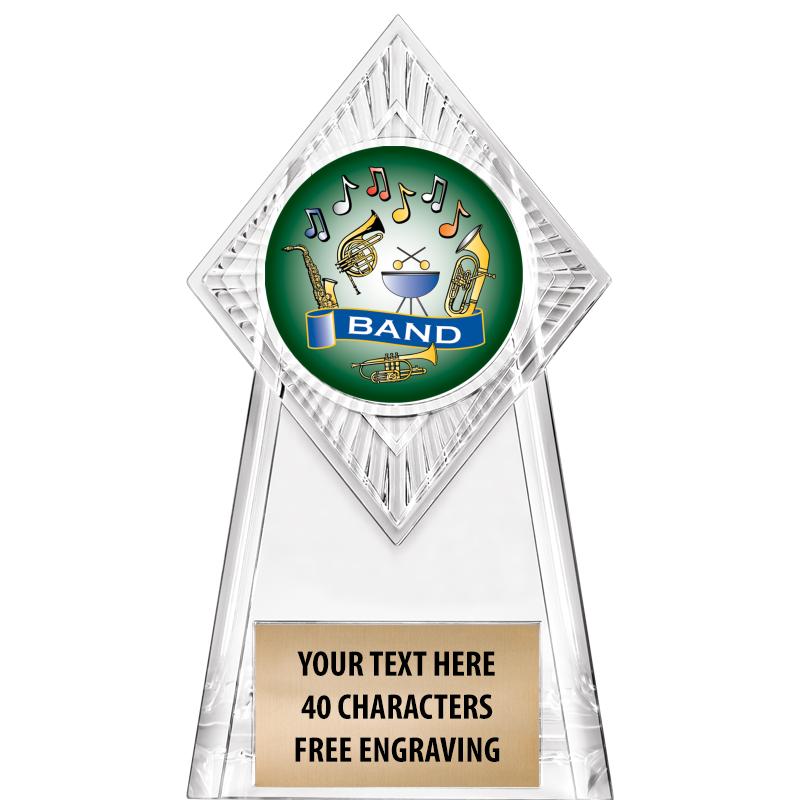 6" PARAGON CLEAR INSERT TROPHY