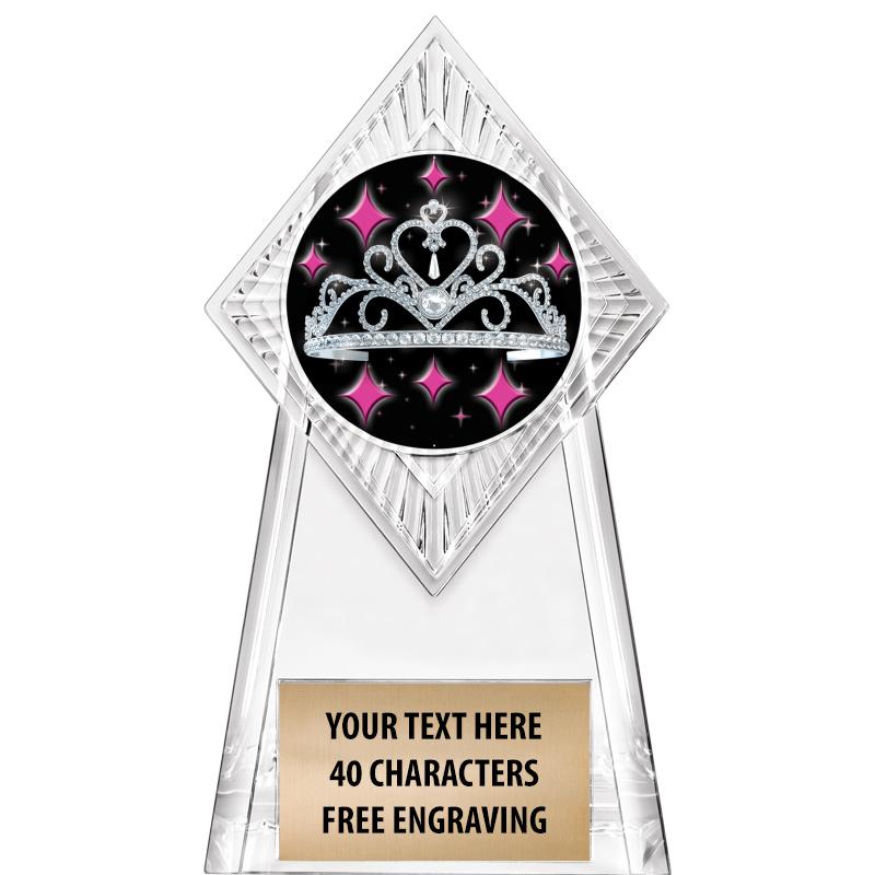 6" PARAGON CLEAR INSERT TROPHY