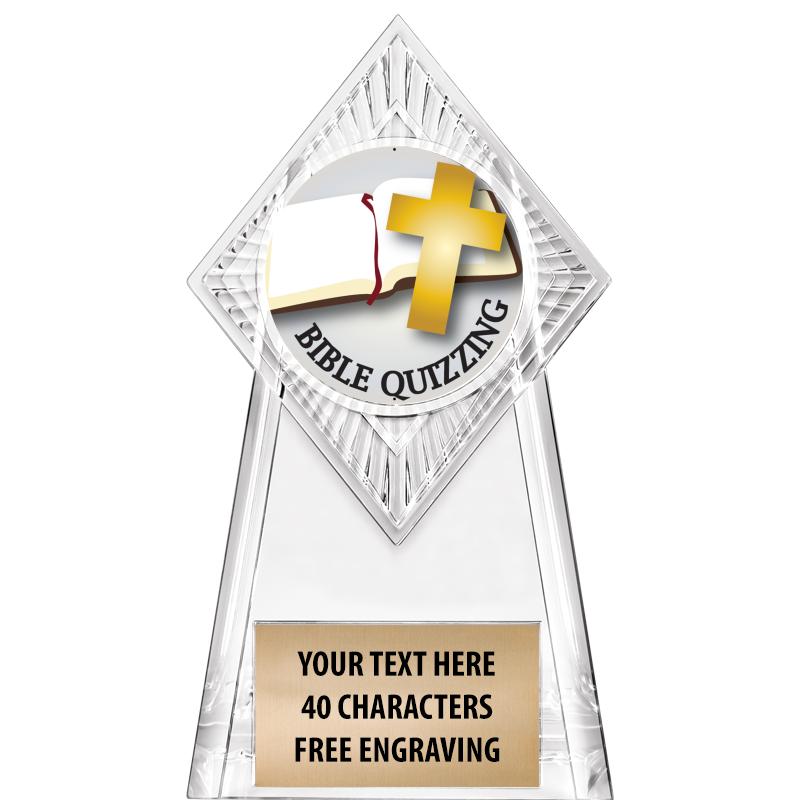 6" PARAGON CLEAR INSERT TROPHY