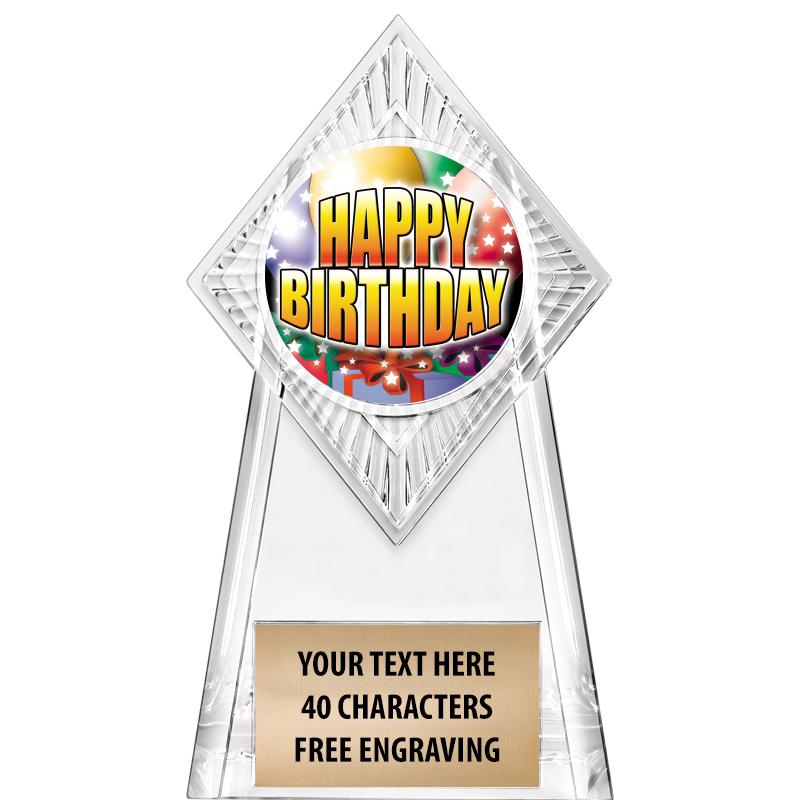 6" PARAGON CLEAR INSERT TROPHY