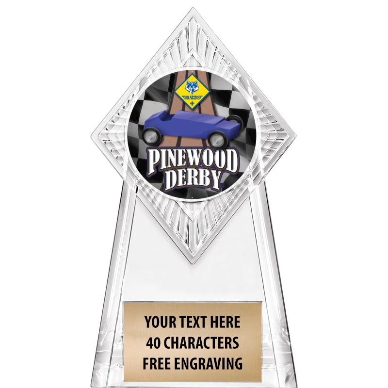 6" PARAGON CLEAR INSERT TROPHY