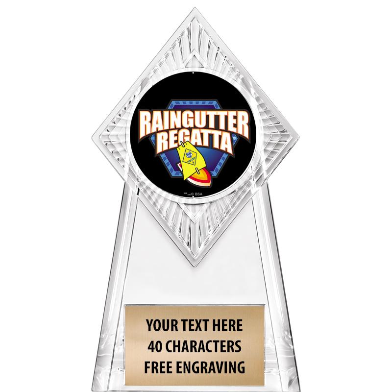 6" PARAGON CLEAR INSERT TROPHY