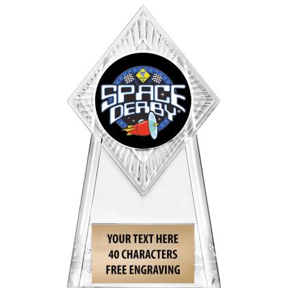 6" PARAGON CLEAR INSERT TROPHY