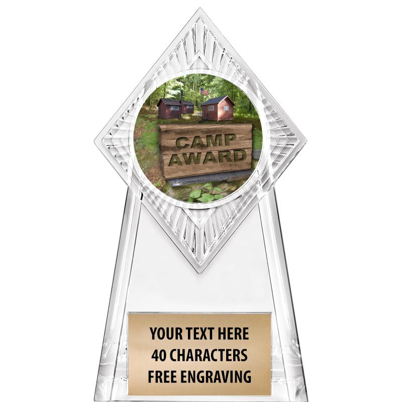 6" PARAGON CLEAR INSERT TROPHY