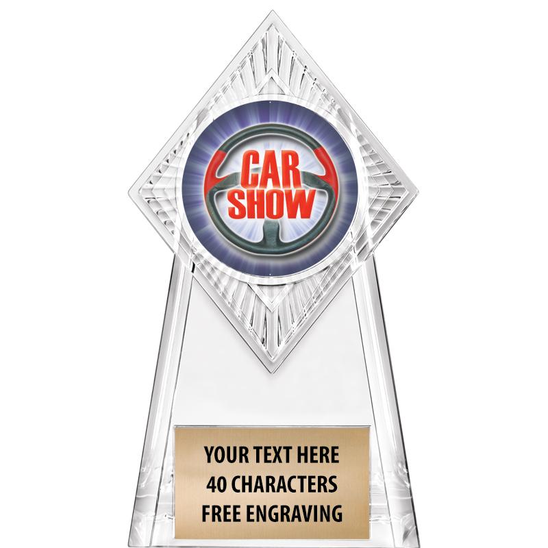 6" PARAGON CLEAR INSERT TROPHY