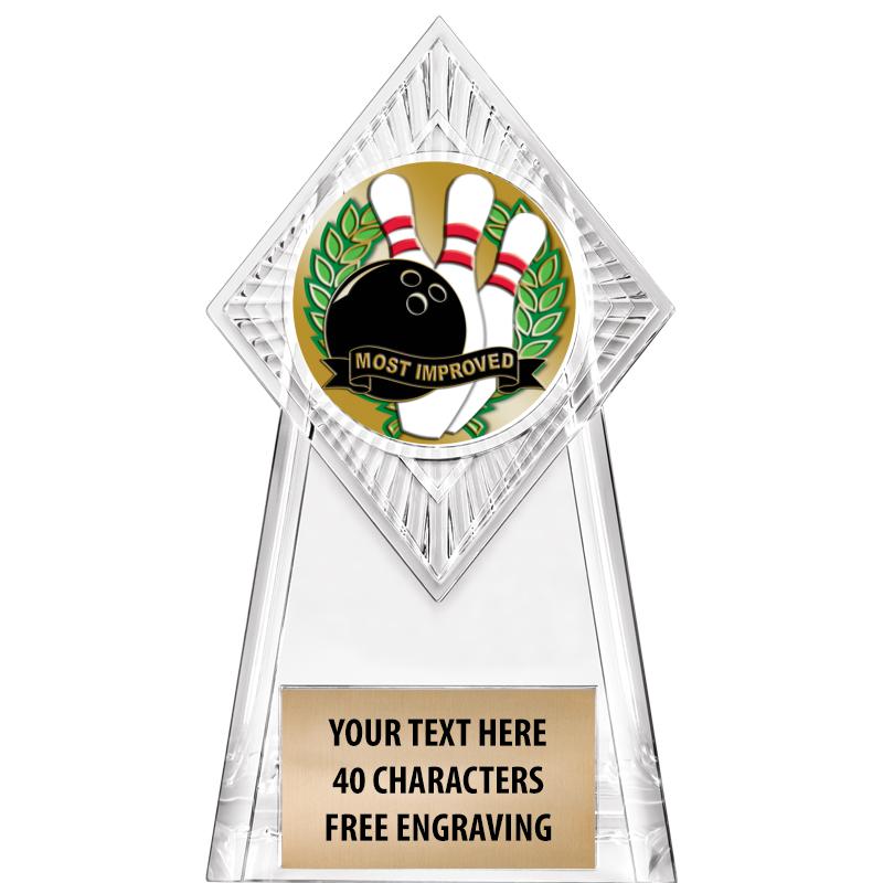 6" PARAGON CLEAR INSERT TROPHY