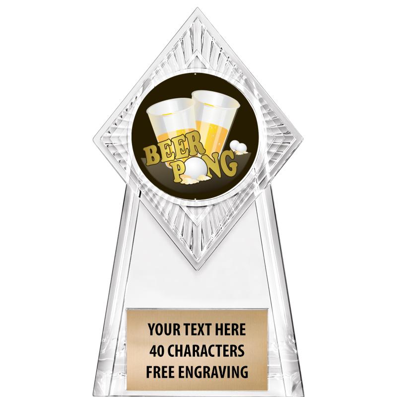 6" PARAGON CLEAR INSERT TROPHY