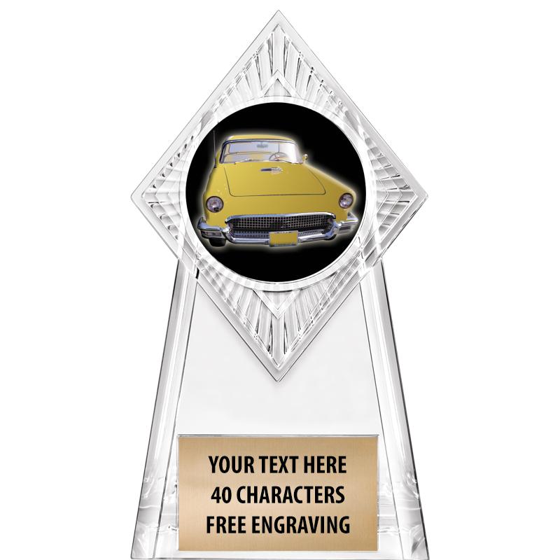 6" PARAGON CLEAR INSERT TROPHY