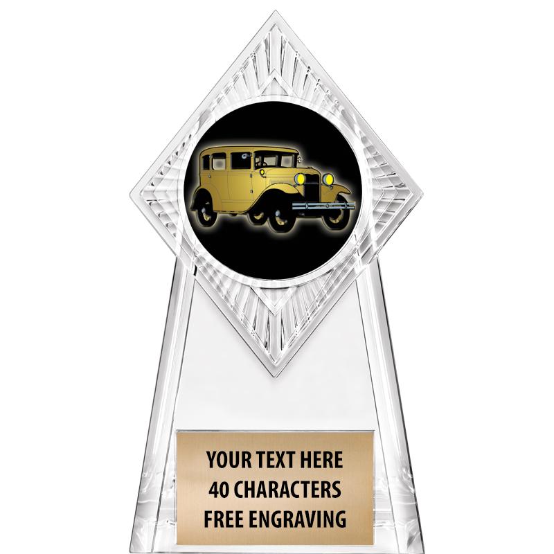 6" PARAGON CLEAR INSERT TROPHY