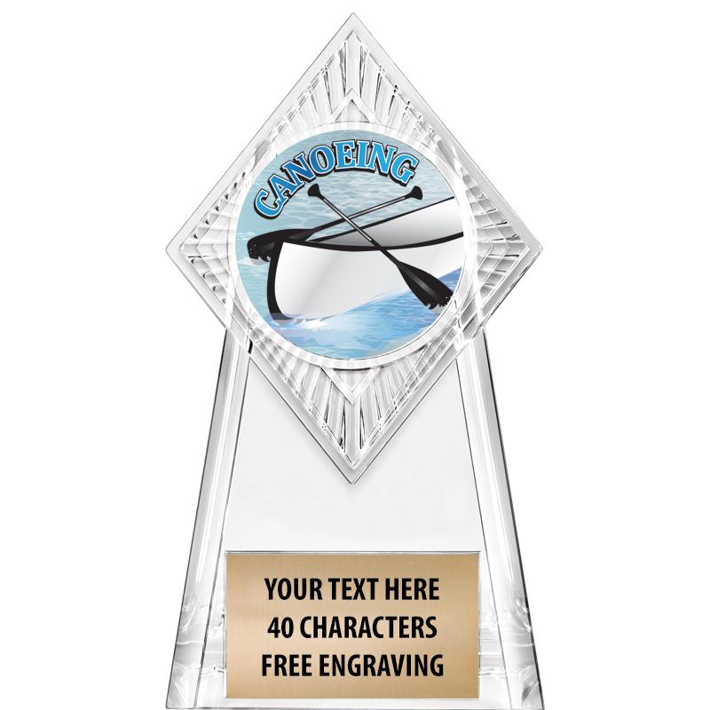 6" PARAGON CLEAR INSERT TROPHY