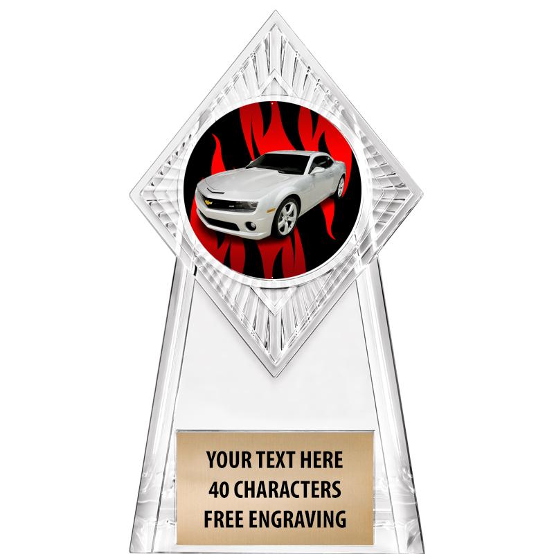 6" PARAGON CLEAR INSERT TROPHY