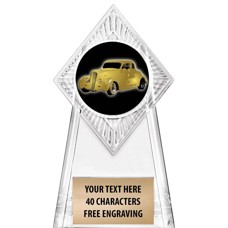 6" PARAGON CLEAR INSERT TROPHY