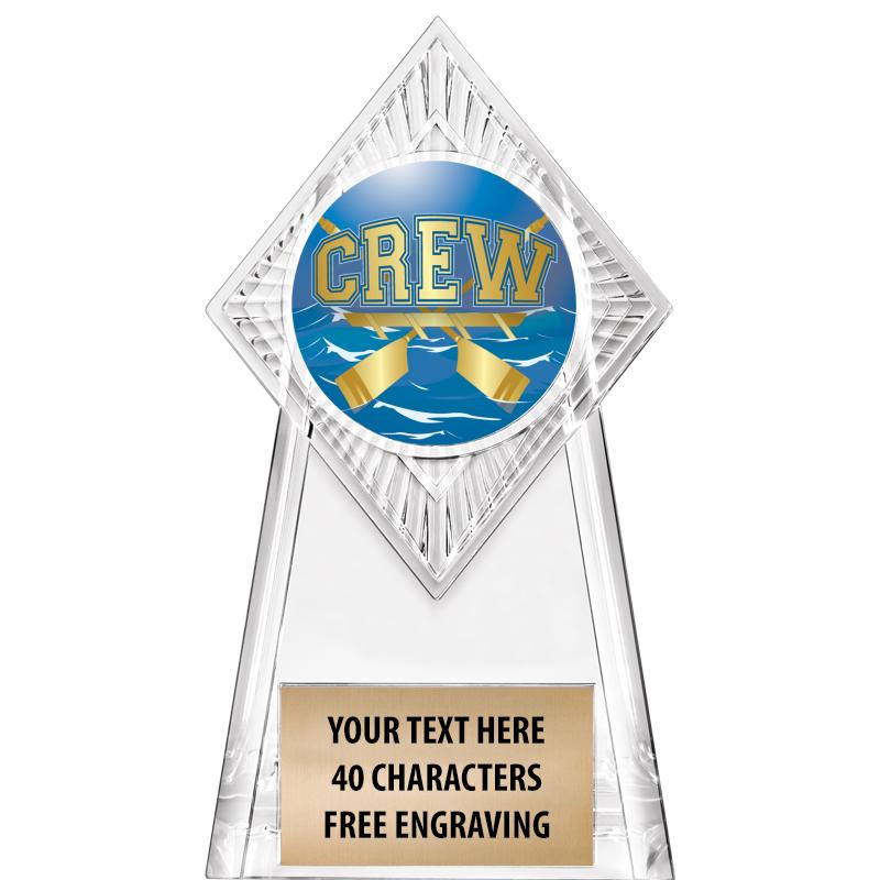 6" PARAGON CLEAR INSERT TROPHY