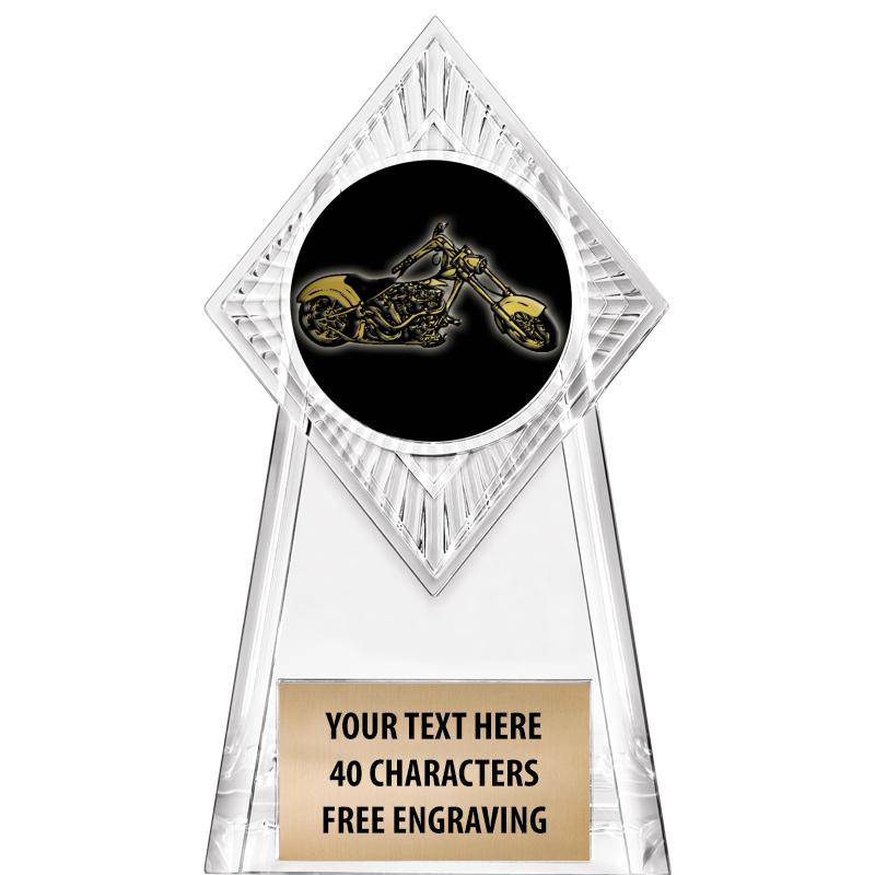 6" PARAGON CLEAR INSERT TROPHY