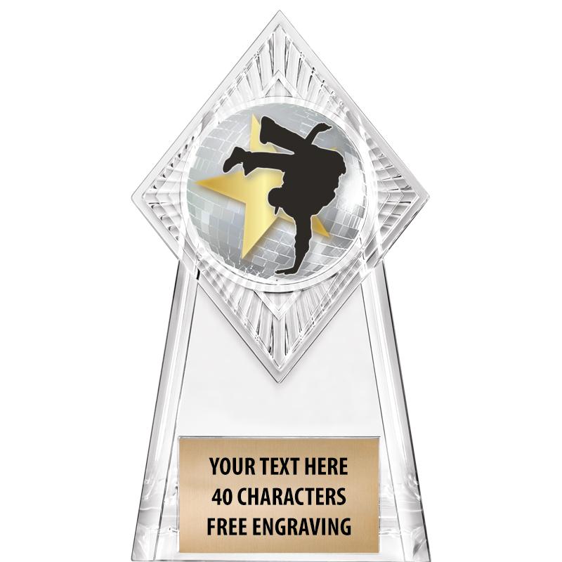 6" PARAGON CLEAR INSERT TROPHY