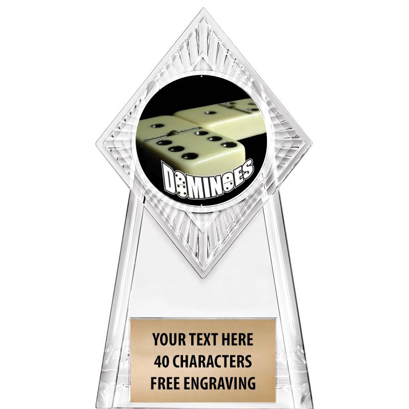 6" PARAGON CLEAR INSERT TROPHY