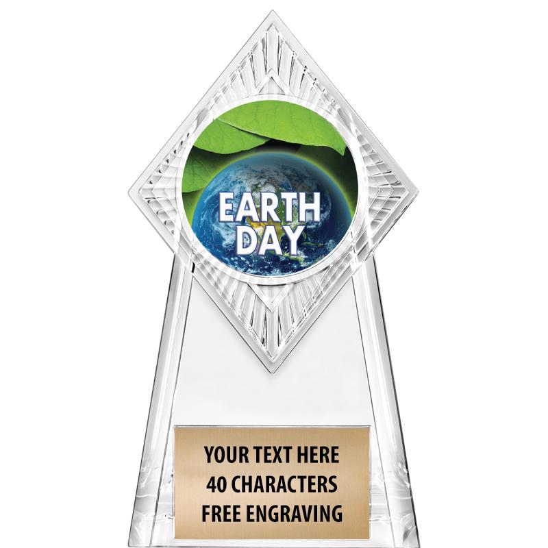 6" PARAGON CLEAR INSERT TROPHY