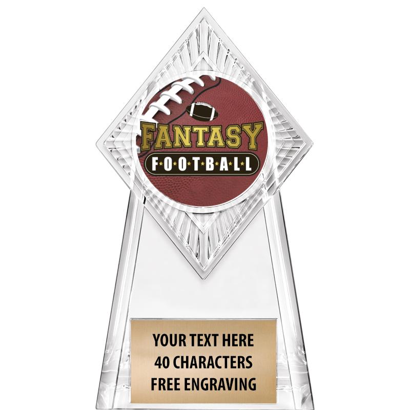 6" PARAGON CLEAR INSERT TROPHY