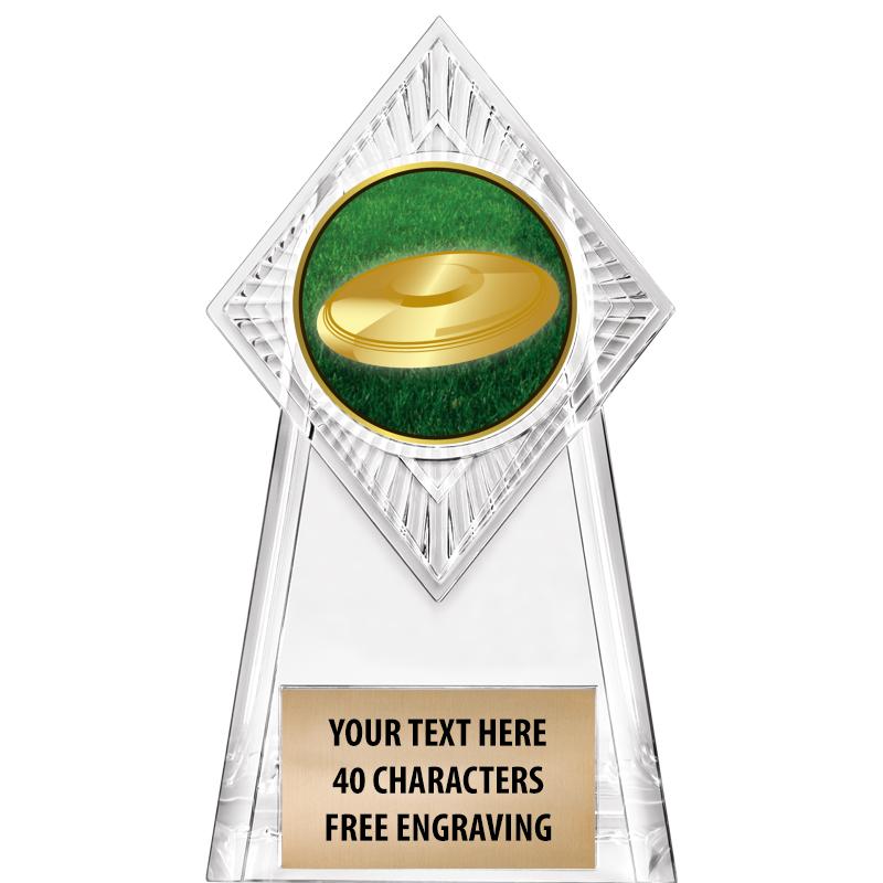 6" PARAGON CLEAR INSERT TROPHY