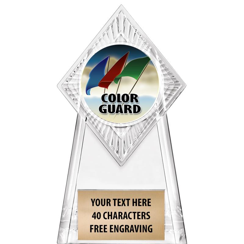 6" PARAGON CLEAR INSERT TROPHY