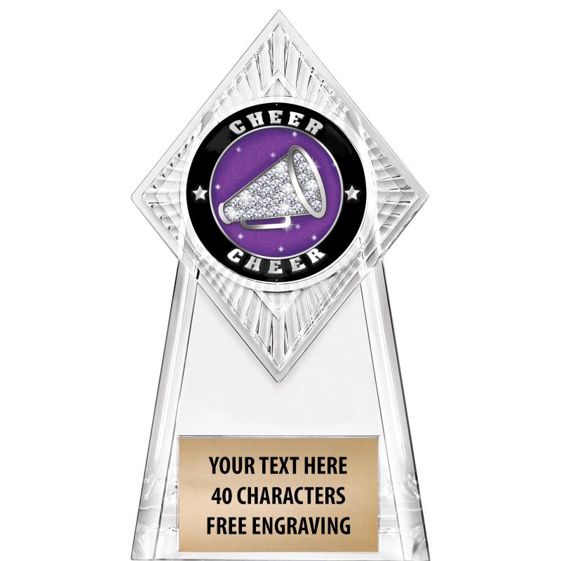 6" PARAGON CLEAR INSERT TROPHY