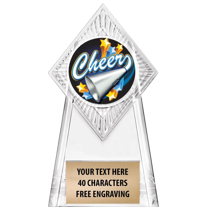 6" PARAGON CLEAR INSERT TROPHY