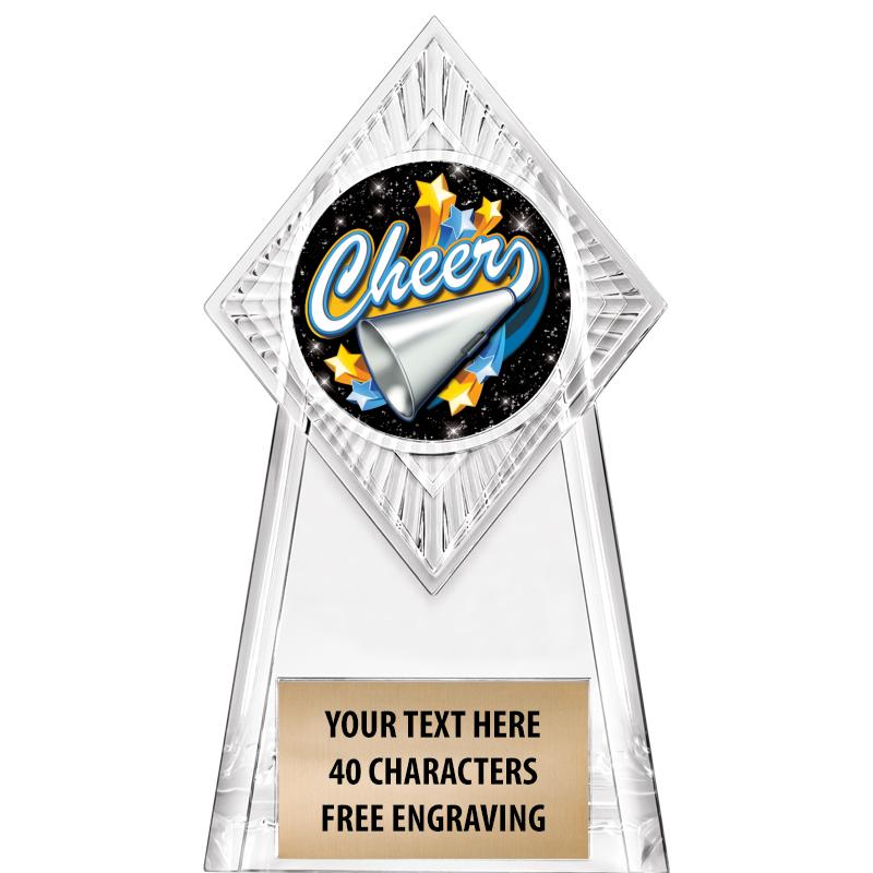 6" PARAGON CLEAR INSERT TROPHY