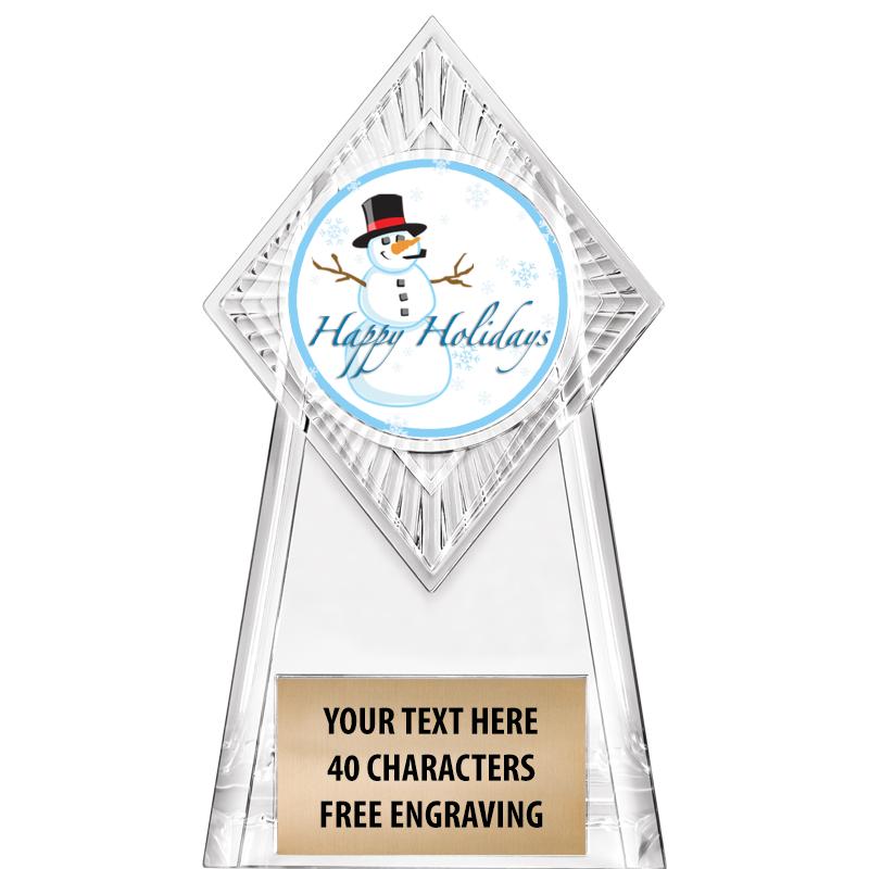 6" PARAGON CLEAR INSERT TROPHY