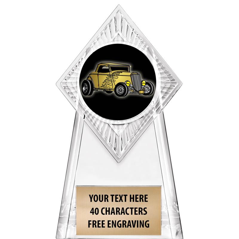 6" PARAGON CLEAR INSERT TROPHY