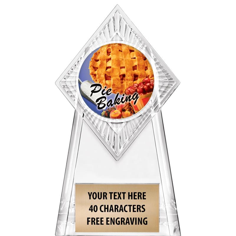 6" PARAGON CLEAR INSERT TROPHY