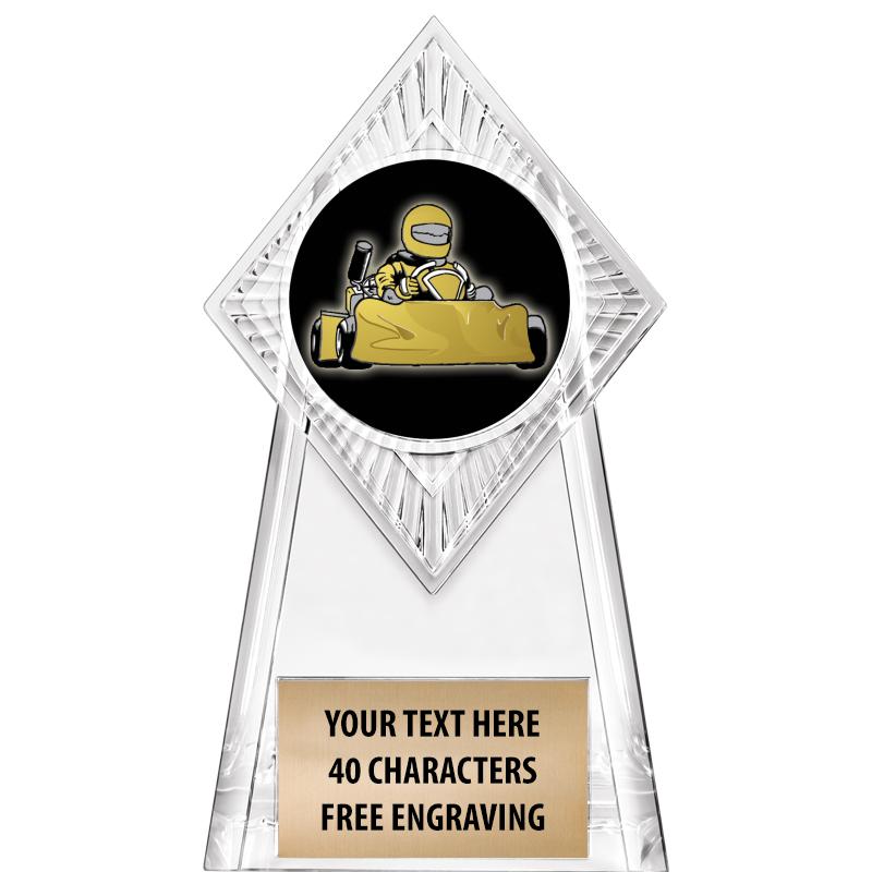 6" PARAGON CLEAR INSERT TROPHY