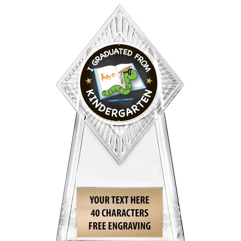 6" PARAGON CLEAR INSERT TROPHY