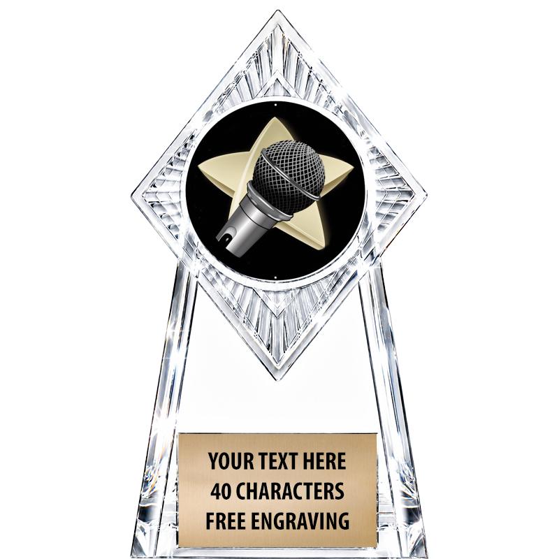 6" PARAGON CLEAR INSERT TROPHY