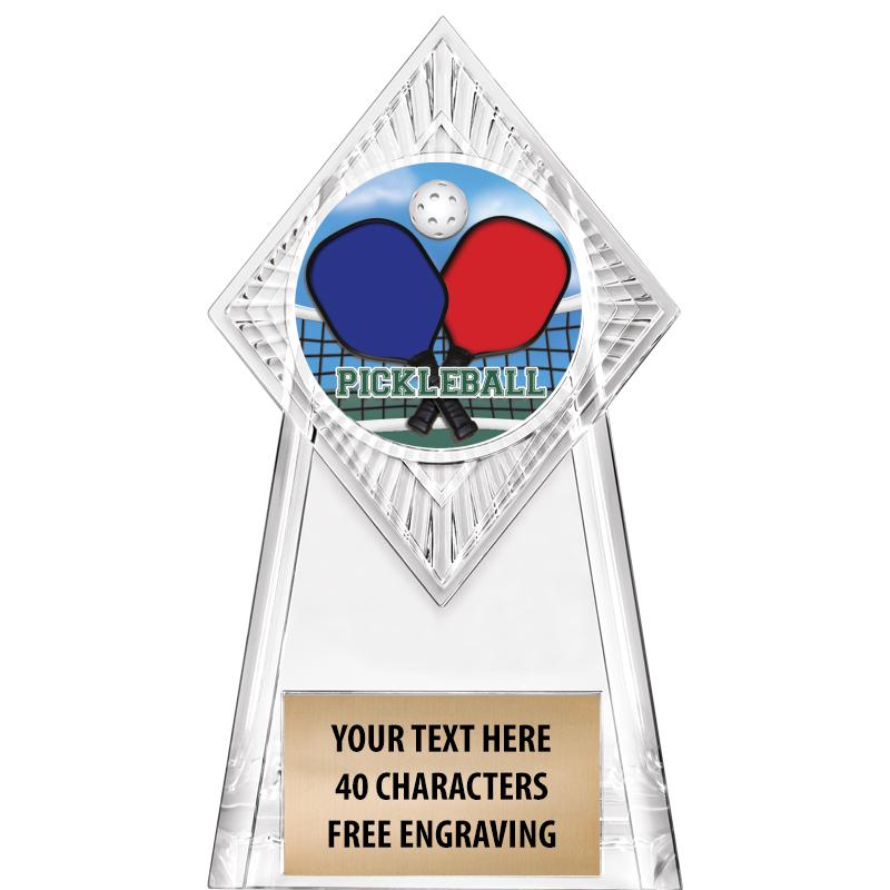 6" PARAGON CLEAR INSERT TROPHY