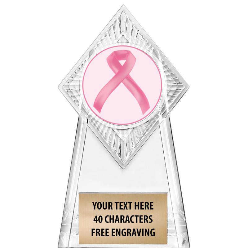 6" PARAGON CLEAR INSERT TROPHY