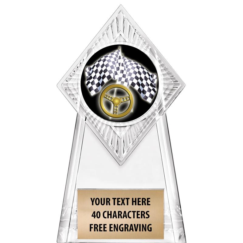 6" PARAGON CLEAR INSERT TROPHY