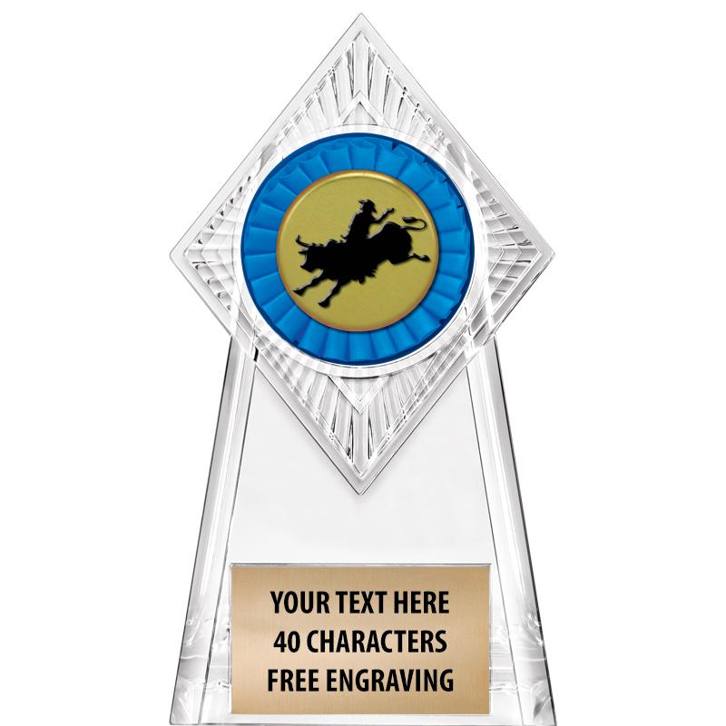 6" PARAGON CLEAR INSERT TROPHY
