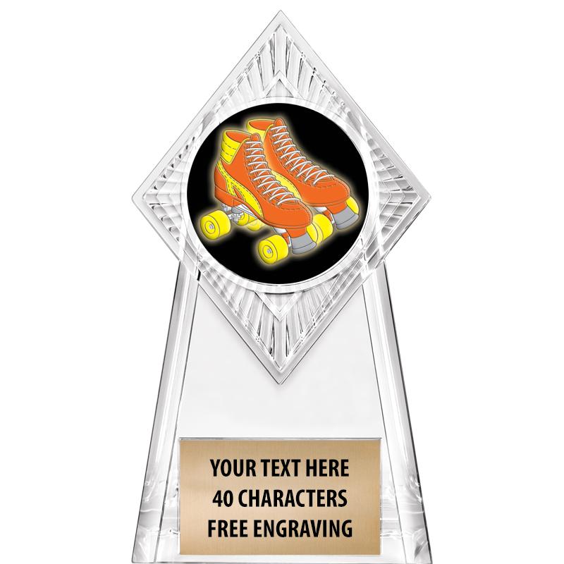 6" PARAGON CLEAR INSERT TROPHY