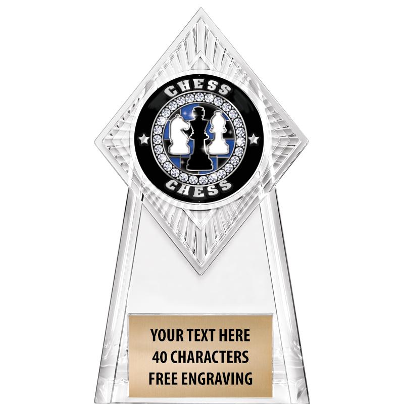 6" PARAGON CLEAR INSERT TROPHY