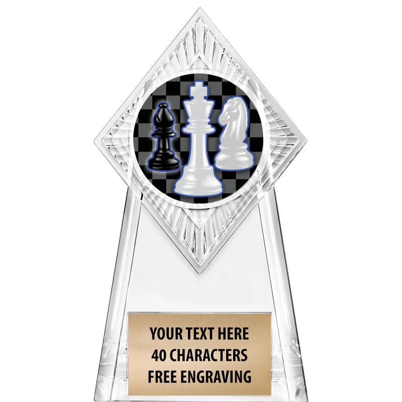 6" PARAGON CLEAR INSERT TROPHY