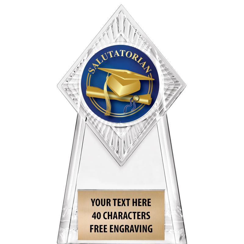 6" PARAGON CLEAR INSERT TROPHY